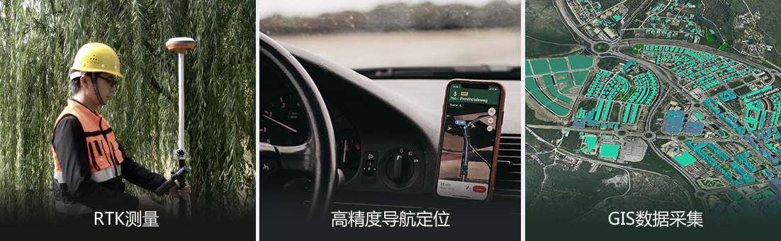 適用于RTK測量、高精度導(dǎo)航定位、GIS數(shù)據(jù)采集